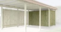 Weka Ger&auml;teraum f&uuml;r Carport Eifel 288 x 199 cm impr&auml;gniert