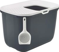 Nobby Katzentoilette Hop In anthrazit weiß 58,5 x 39 x 39,5 cm Nobby Katzentoilette Hop In anthrazit weiß 58,5 x 39 x 39,5 cm