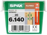 Spax Holzbauschrauben 6.0 x 140 mm TX 30 Tellerkopf - 20 Stk.