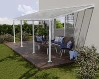 Canopia Terrassen&uuml;berdachung Olympia 3x7.3 wei&szlig;