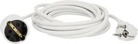 Unitec Verl&auml;ngerungskabel Innen 5 Meter H05VV-F3G1,5, wei&szlig;
