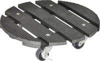 WAGNER Pflanzenroller WPC rund &Oslash; 29 cm Tragkraft bis max. 100 kg