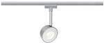 Paulmann URail LED Einzelspot Cover chrom matt wei&szlig; 8 cm 4 W