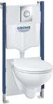 Grohe Wand-WC Komplettset Solido Compact chrom / alpinwei&szlig;, 5in1 Set