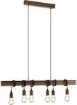 Eglo Pendelleuchte Townshend 4 antik-braun 100,5 x 7 cm E27, max. 60 W