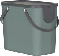 Rotho M&uuml;lltrennungssystem Albula 25 L mistletoe green Recyclingbeh&auml;lter