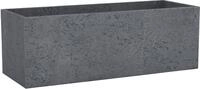 Scheurich Pflanzgef&auml;&szlig; C-Cube Long Serie 240 schwarz granit 80 cm