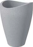 Scheurich Pflanzgef&auml;&szlig; Wave Globe High Serie 254 granit grau 40 cm