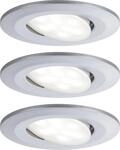 Paulmann LED Einbauleuchte Set Calla chrom matt schwenkbar &Oslash; 9 cm