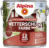Alpina Wetterschutzfarbe deckend 4 L schwedenrot