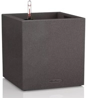 Lechuza Pflanzgef&auml;&szlig; Canto Stone 40 low graphitschwarz