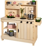 Muddy Buddy Matschk&uuml;che Explorer natur 102 x 40 x 105 cm