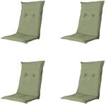 Madison Niederlehner-Auflage Basic gr&uuml;n 105 x 50 cm 4er-Set