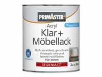 Primaster Klar und Möbellack 2 L farblos seidenmatt GLO765152828