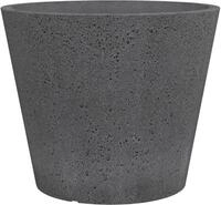 Scheurich Pflanztopf C-Cone Serie 238 schwarz, Beton-Optik &Oslash; 49 cm