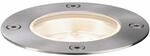 Paulmann Plug & Shine Bodeneinbauleuchte Outdoor silber 9,8 cm warmwei&szlig;
