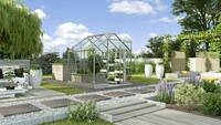 Vitavia Gew&auml;chshaus-Set Eris 3800 ESG 3 mm 194 x 200 cm