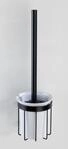 Wenko Wand WC-Garnitur Classic Plus schwarz Stahl