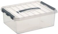 Sunware Aufbewahrungsbox Q-Line mit Deckel 40 x 30 cm 12 L transparent