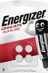 Energizer Knopfzelle LR 44 Alkaline, 1,5 V, 4er Pack