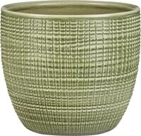 Scheurich &Uuml;bertopf Serie 866 &Oslash; 19 x 16,9 cm kaki