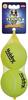 Nobby Tennisball mit Squeaker L 8,5 cm 2er Netz GLO689310005
