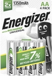 Energizer NiMH Akku Universal Mignon AA 1.300 mAh 4er Pack