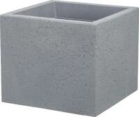 Scheurich Pflanzgef&auml;&szlig; C-Cube Serie 240 granit grau 40 cm