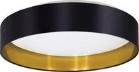 Eglo LED Deckenleuchte Maserlo 2 schwarz-gold &Oslash; 38 cm warmwei&szlig;