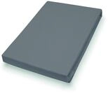 Vario Jersey-Spannbetttuch anthrazit, 190 x 200 cm