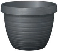 Scheurich Pflanzgef&auml;&szlig; Country Star &Oslash; 25 x 18,6 cm metallic grey