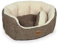 Nobby Komfortbett Alba oval braun