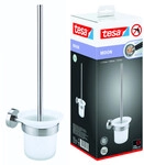Tesa WC-B&uuml;rstenhalter Moon Edelstahloptik zum Kleben