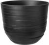 Elho Pflanztopf Fuente Rings Ø 46,4 x 38,3 cm onyx schwarz