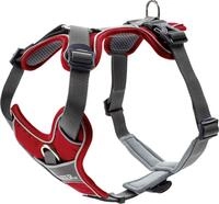 Hunter Hundegeschirr Divo S-M rot/grau