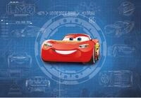 Komar Fototapete Cars3 Blueprint 368 x 254 cm