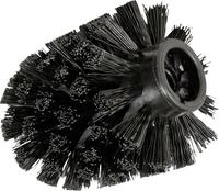 Wenko Toilettenb&uuml;rsten-Ersatzkopf schwarz &Oslash; 8 cm