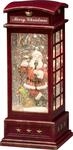 Konstsmide LED Telefonzelle mit Weihnachtsmann H&ouml;he: 25 cm