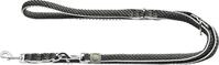 Hunter Hundeleine F&uuml;hrleine verstellbar Hilo 2 m x 1,5 cm anthrazit