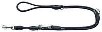 Hunter Hundeleine F&uuml;hrleine verstellbar Freestyle 2 m x 0,8 cm schwarz