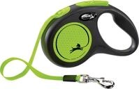 Flexi Hundeleine New Neon neon gr&uuml;n Gurt 5 m