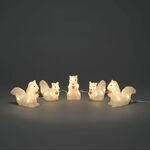Konstsmide LED Acryl Eichh&ouml;rnchen 5 er Set