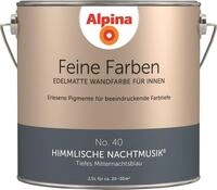 Alpina Feine Farben Wandfarbe No. 40 Himmlische Nachtmusik - tiefes...