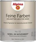 Alpina Feine Farben Lack No. 02 Nebel im November - mittelgrau 750 ml