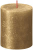 Bolsius Stumpenkerze Rustik Shimmer Gold 8 cm GLO660209625