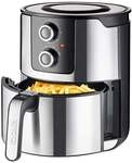 Unold Hei&szlig;luftfritteuse XL 5 L 1400 W edelstahl