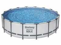 Bestway Pool Komplett Set Steel Pro Max Frame Ø 488 x 122 cm
