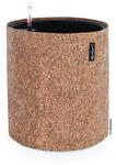 Lechuza Pflanztopf Trendcover 32 cm Kunstleder Kork natur dunkel