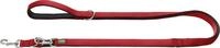 Hunter Hundeleine F&uuml;hrleine verstellbar Neopren 3 m x 1,5 cm rot/schwarz