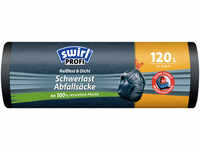 Swirl® Schwerlast-Säcke Profi mit Zugband 120 L Reißfest & Dicht GLO655401056